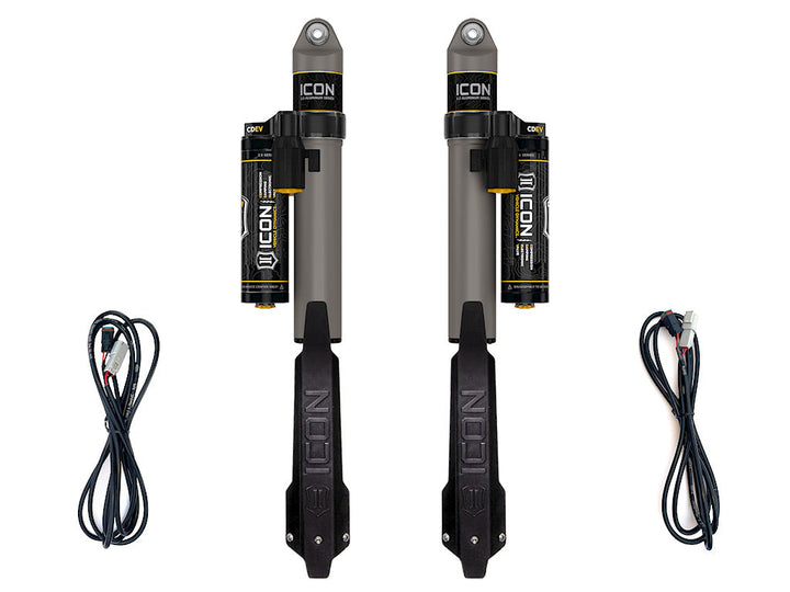 ICON 2020-2023 Jeep Gladiator 1.5" Lift Rear VS 2.5 Aluminum Shocks Piggyback w/CDEV Pair