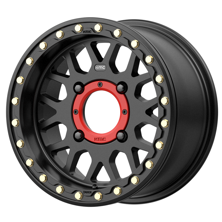 KMC KS235 Grenade UTV Beadlock Wheel - Satin Black