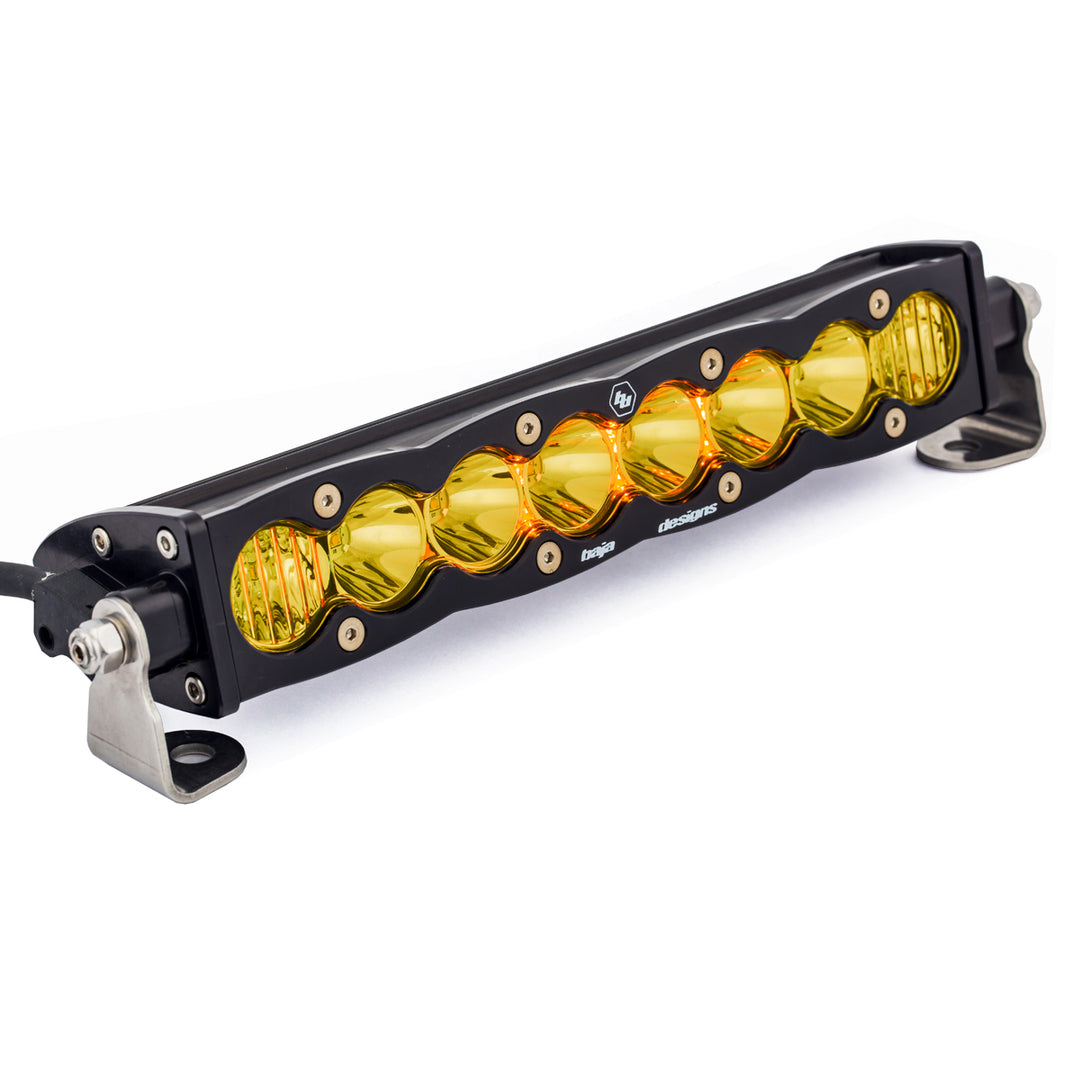 10 Inch LED Light Bar Driving Combo Baja Amber Lens Pattern S8 Series 701013