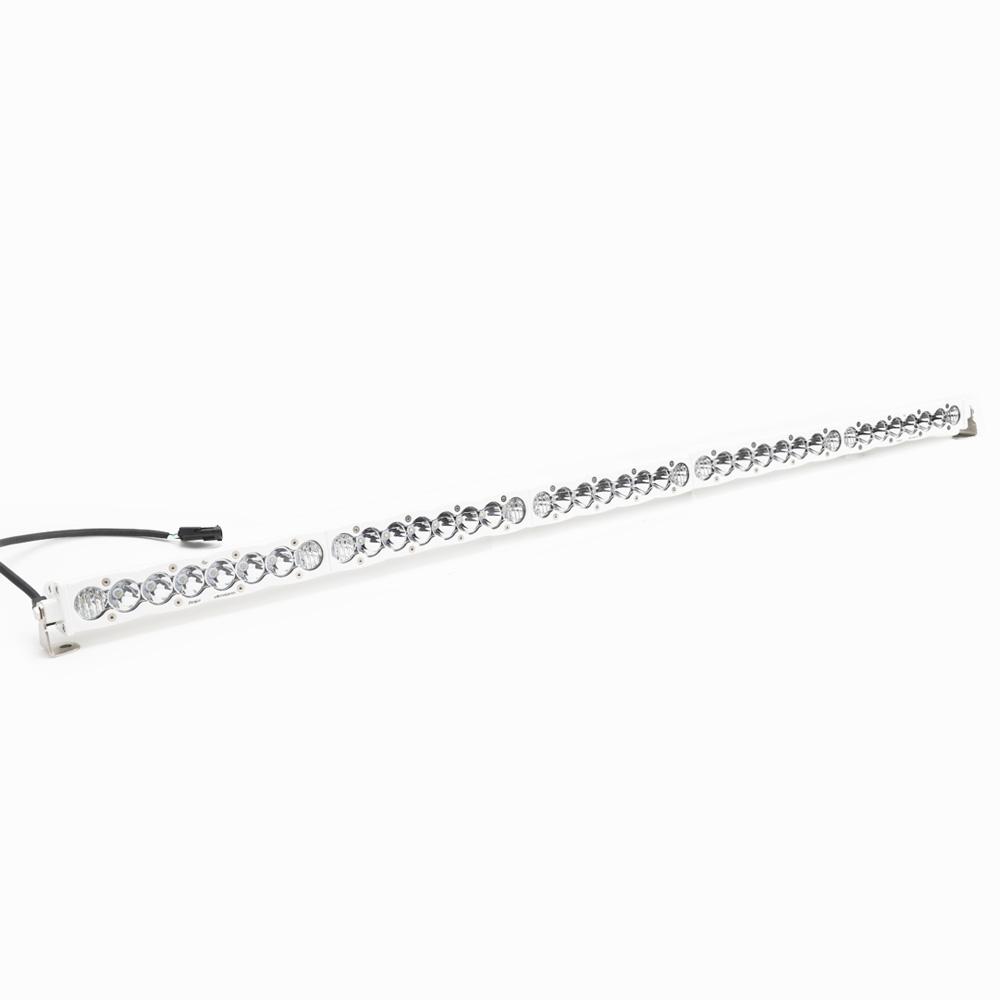 S8 White Straight LED Light Bar (50 Inch; Driving/Combo; Clear) Baja Designs 705003WT