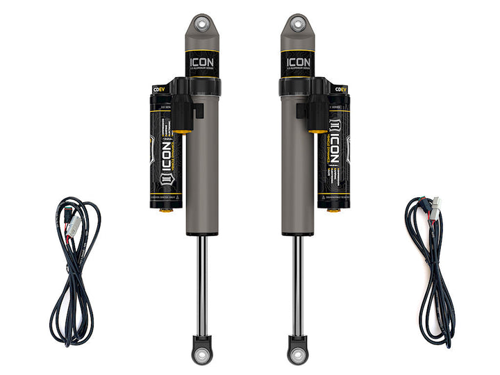 ICON 2018-2023 Jeep Wrangler JL 2.5" Lift Rear VS 2.5 Shocks Piggyback w/CDEV Pair