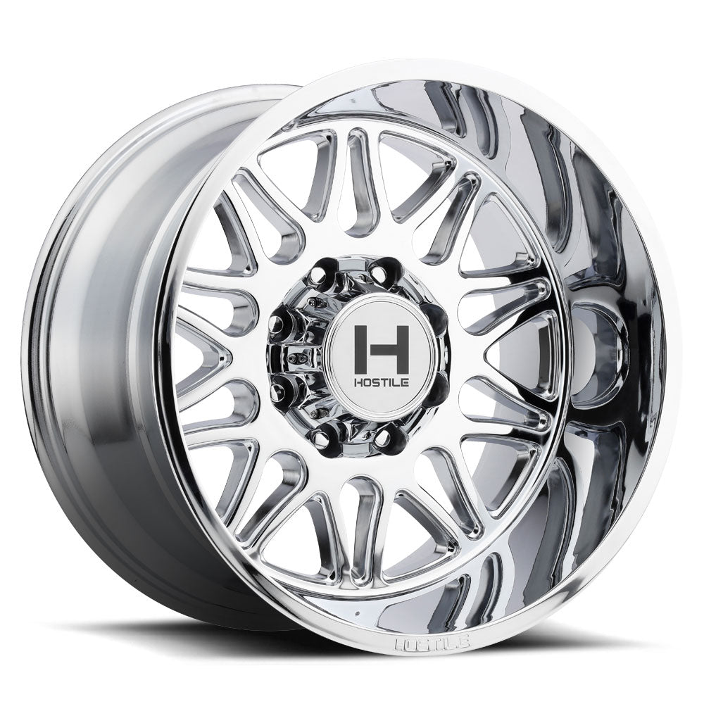 Hostile H111 Blaze | 20x12 | 8 On 180 | Offset -44 | Chrome | SKU H111-2012818047C