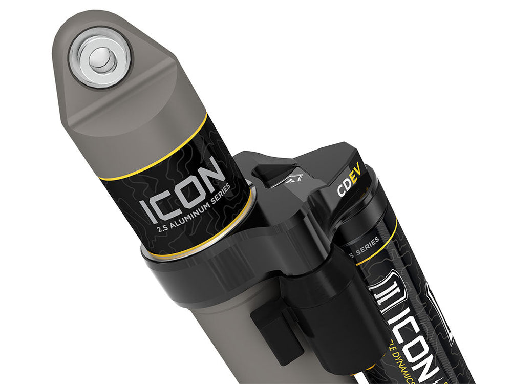 ICON 2020-2023 Jeep Gladiator 1.5" Lift Rear VS 2.5 Aluminum Shocks Piggyback w/CDEV Pair