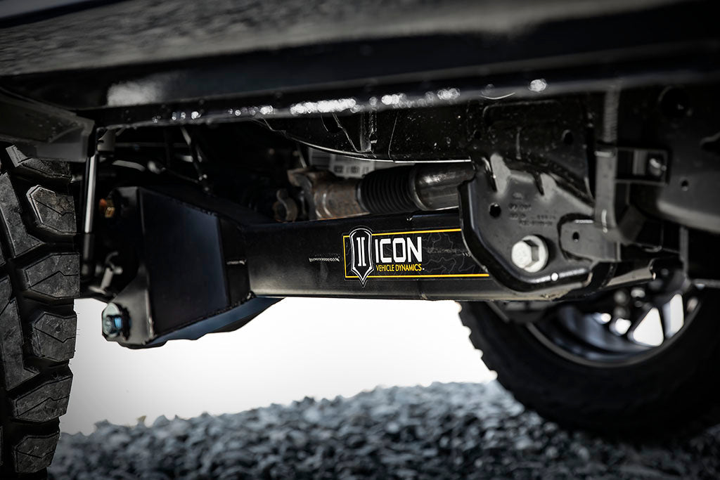 ICON 2023-2026 Ford F-250/350 Super Duty 4WD 2.5-3" Lift Stage 6 Coilover Conversion w/Radius Arms & Expansion Packs