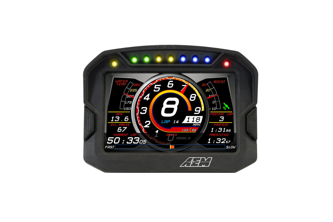 AEM CD-5LG Carbon Logging Display with Internal GPS | SKU 30-5603