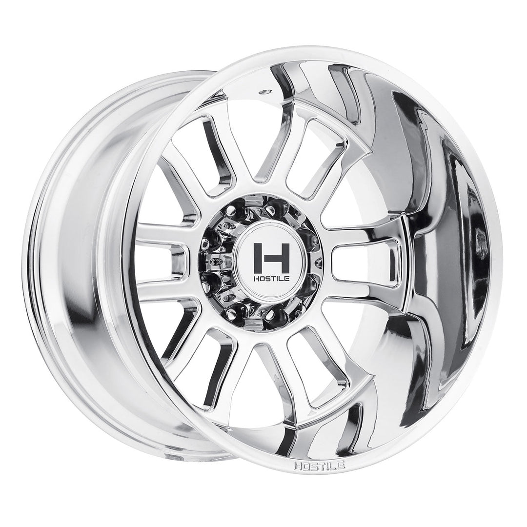 Hostile H107 Gauntlet | 20x10 | 5 On 127 | Offset -19 | Chrome | SKU H107-2010550047C