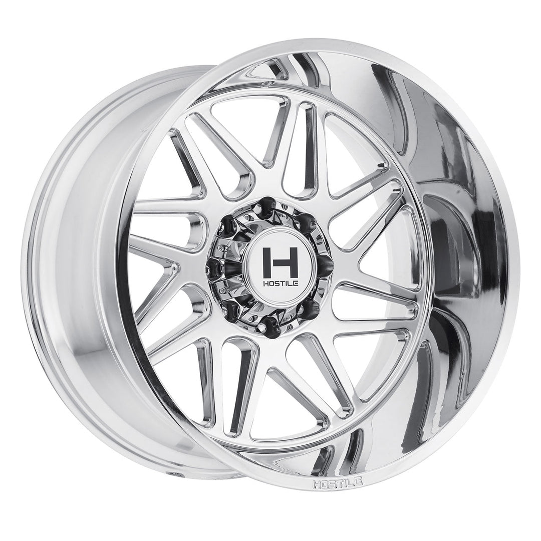 Hostile H108 Sprocket | 22x12 | 8 On 170 | Offset -44 | Chrome | SKU H108-2212817047C