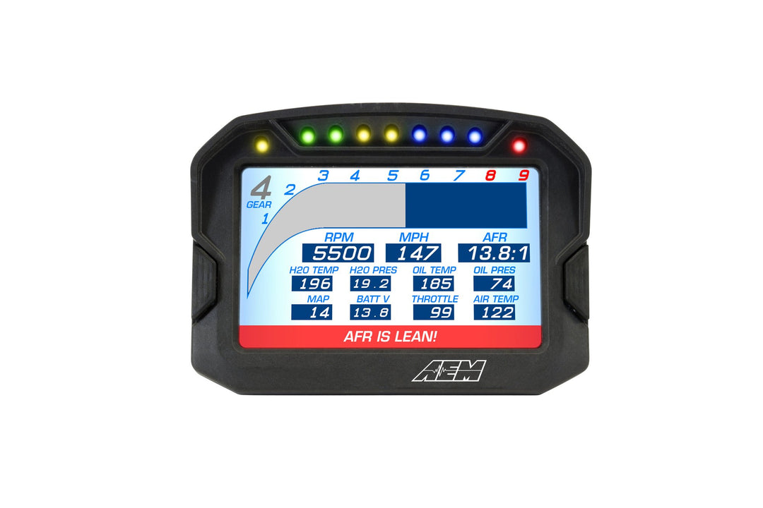AEM CD-5LG Carbon Logging Display with Internal GPS | SKU 30-5603