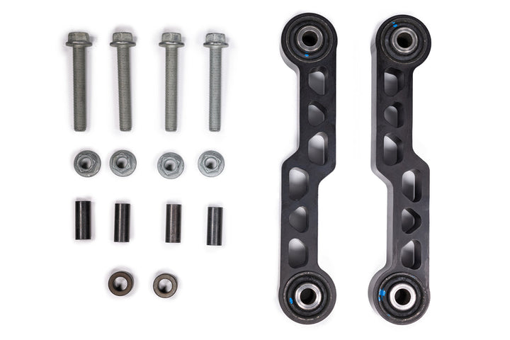 Jeep Front Sway Bar End Link Kit Yeti XD Black Fits 2.5- 3.5 Inch Lift For 07-24 Wrangler JK/JL/Gladiator Steer Smarts | SKU 74009002-GQSK