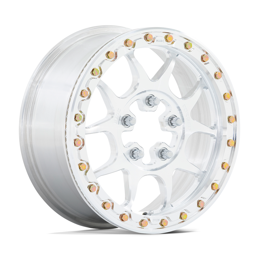 KMC KS437 Toro 5 Forged UTV Beadlock Wheel - Raw Machined Forged