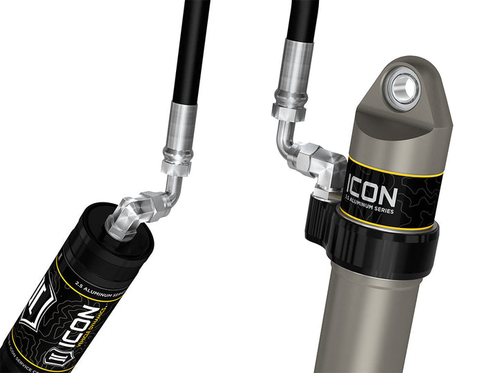 ICON 2005-2023 Toyota Tacoma/2003-2024 4Runner/2007-2014 FJ Cruiser/2003-2009 Lexus GX470 Front VS 2.5 Shocks S2 Secondary Shocks Remote Res Pair