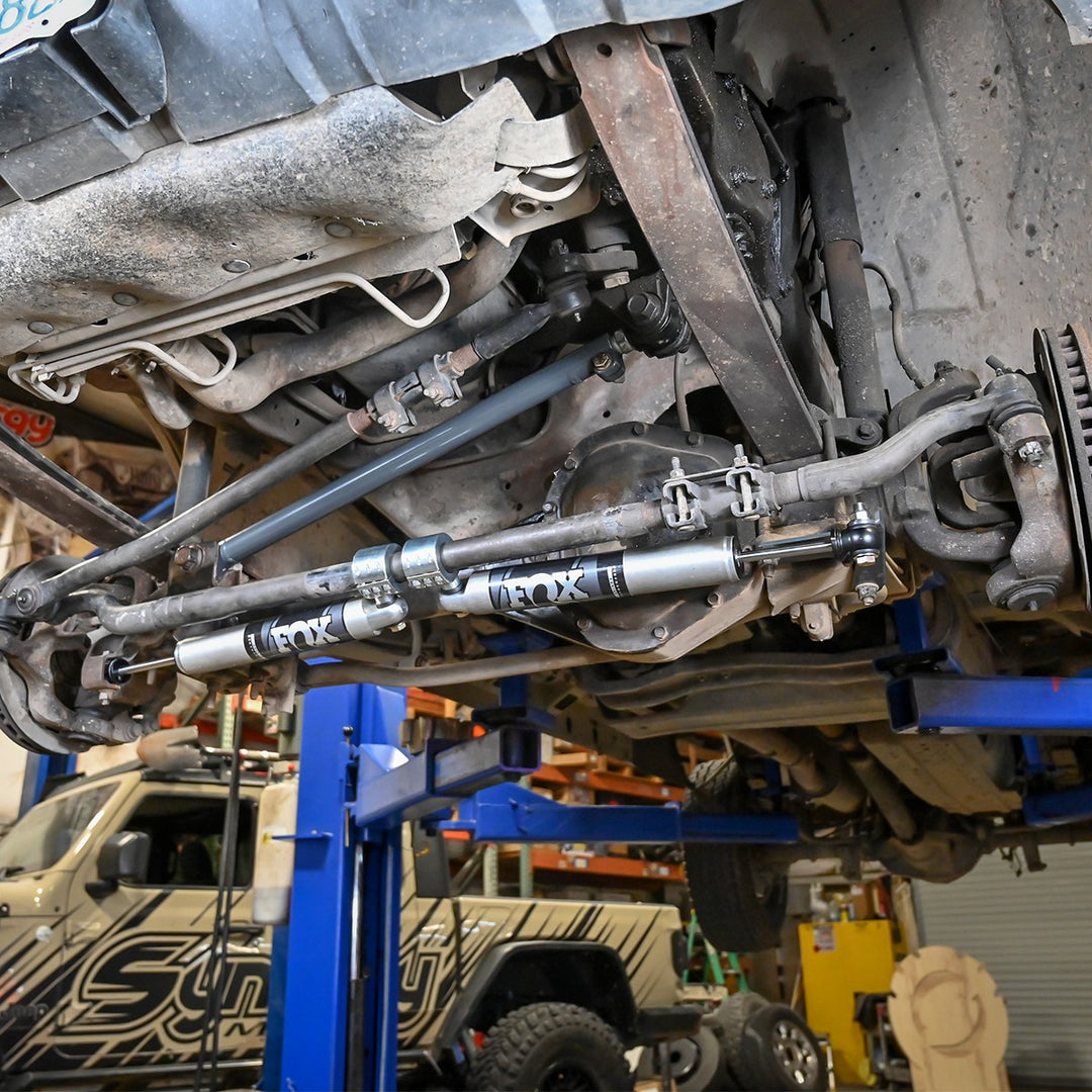 1999-2004 Ford Super Duty F-250/F350 Dual Steering Stabilizer Bracket Synergy MFG | SKU 7510-01