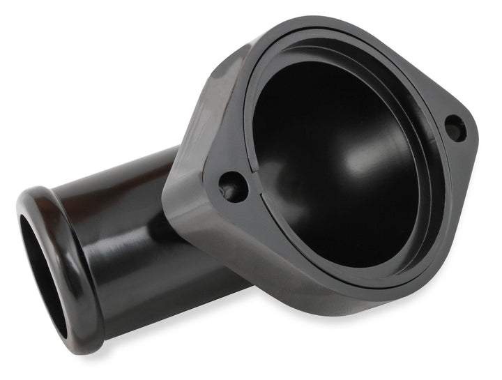 Mr. Gasket GM LS Water Neck - Swivel - 30 Degree Angle - Black | SKU 2670BK