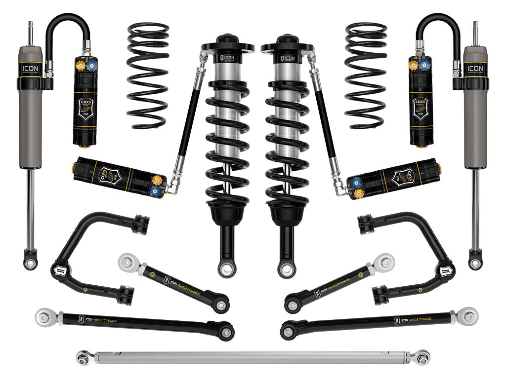 ICON 2025-2026 Toyota 4Runner 2WD 1.25-3" Lift Stage 11 Suspension System Tubular