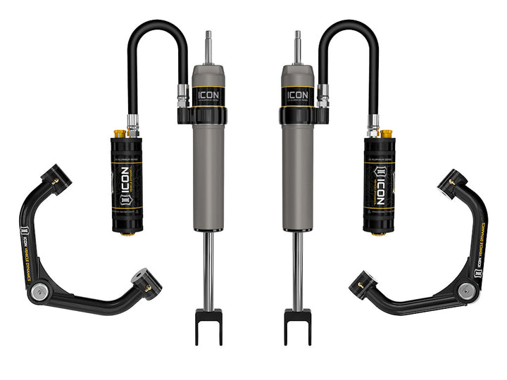 ICON 2011-2019 GM 2500/3500 HD 0-2" Lift VS 2.5 Shock System Remote Res w/CDCV Tubular