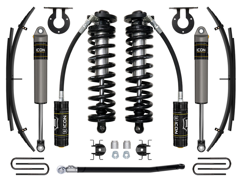 ICON 11-16 Ford F250/F350 2.5-3" Lift Stage 2 Coilover System w/ Leaf Springs (K63192)