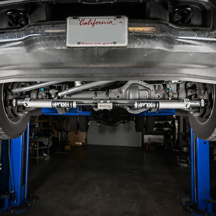2005+ Ford Super Duty F-450/F-550/F-600 Dual Steering Stabilizer Bracket Synergy MFG | SKU 7610-01