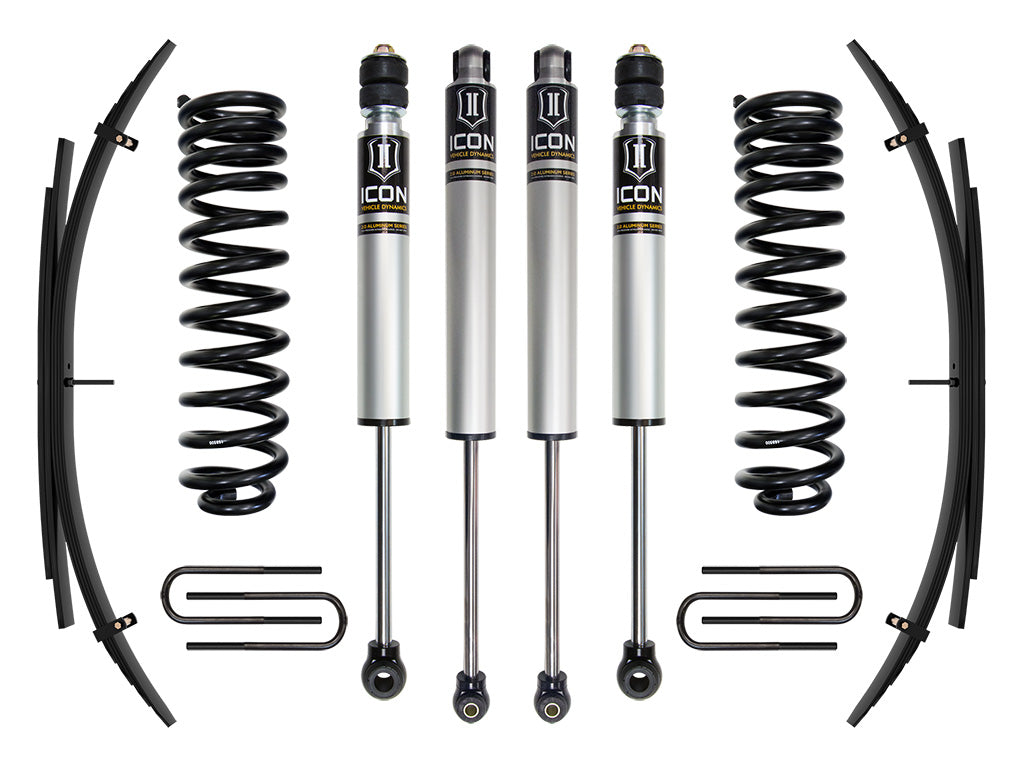 ICON 2017-2019 Ford F-250/F-350 4WD Diesel 2.5" Lift Stage 1 Suspension w/Expansion Packs