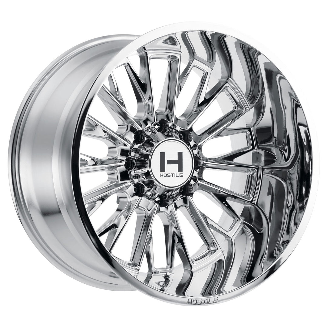Hostile H114 Fury | 20x9 | 8 On 165.1 | Offset 0 | Chrome | SKU H114-2090816550C