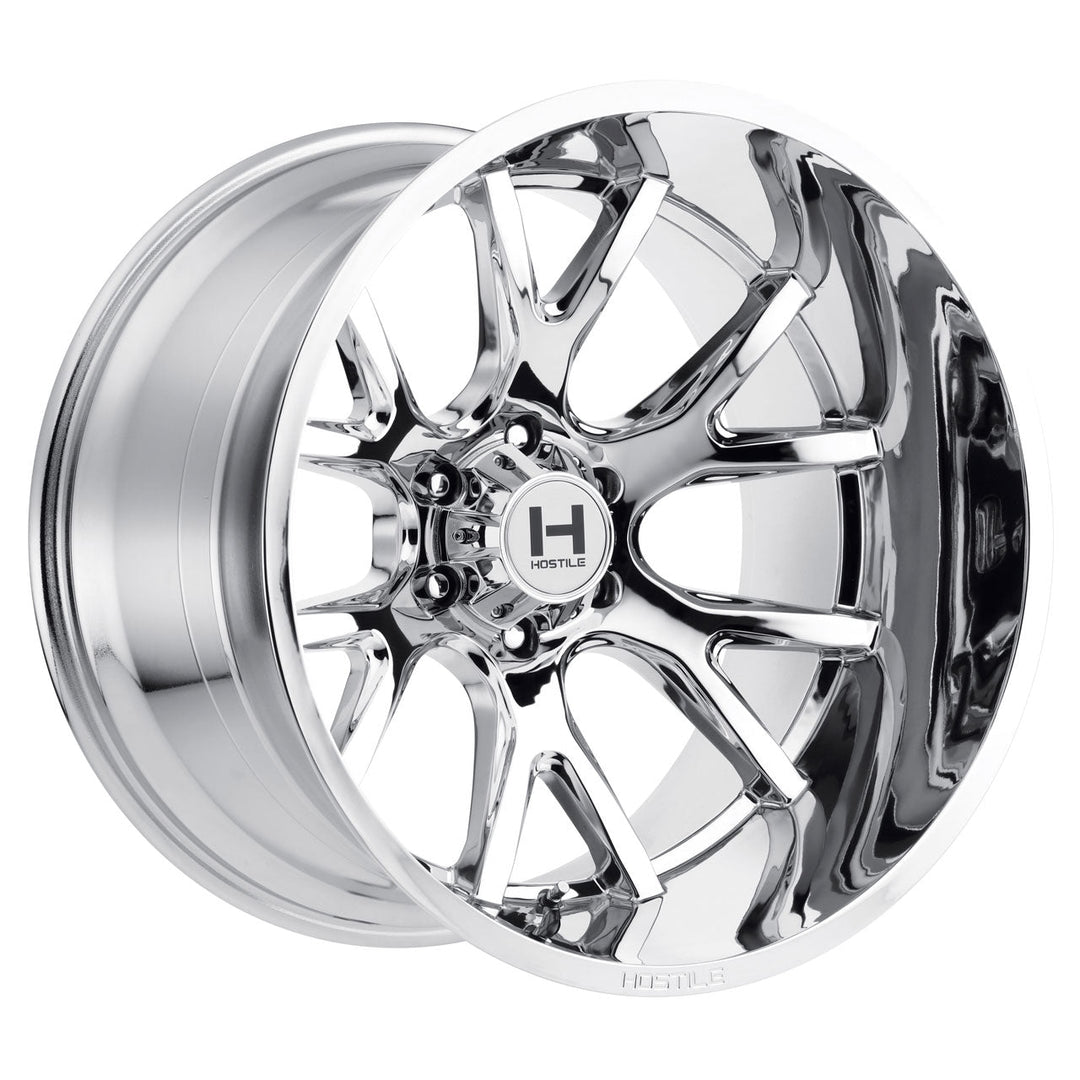 Hostile H113 Rage | 20x9 | 8 On 180 | Offset 0 | Chrome (Armor Plated) | SKU H113-2090818050C