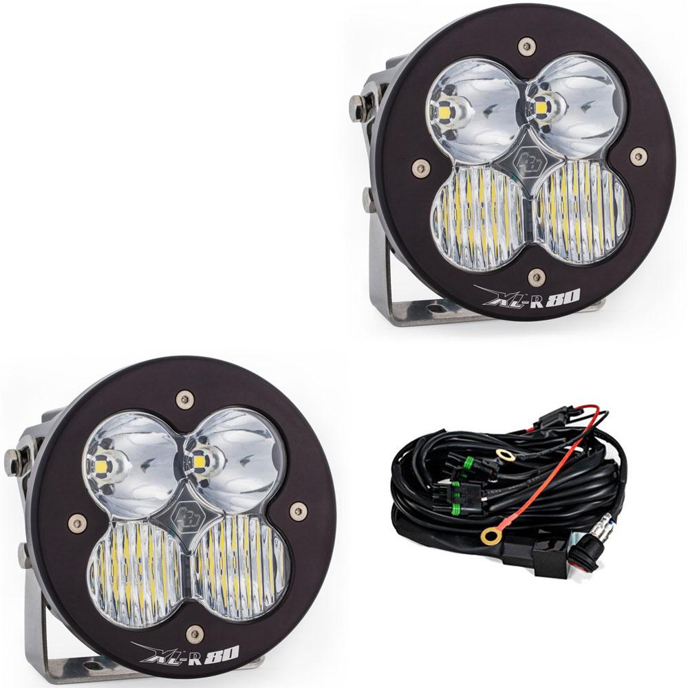 LED Light Pods Driving Combo Pattern Pair XL R 80 Series Baja Designs 767803