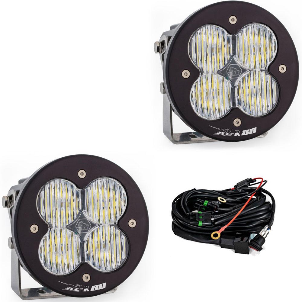LED Light Pods Wide Cornering Pattern Pair XL R 80 Series Baja Designs 767805
