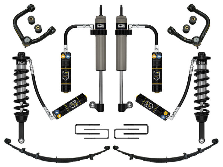 ICON 2005-2015 Toyota Tacoma 0-3.5" Lift/2016-2023 Tacoma 0-2.75" Lift Stage 9 Suspension Tubular CDXS