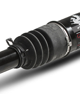 Jeep Drag Link No Drill Top Mount w/ Griffin Black Bellow Yeti XD For 07-18 Wrangler JK Steer Smarts | SKU 78071001-GQSK
