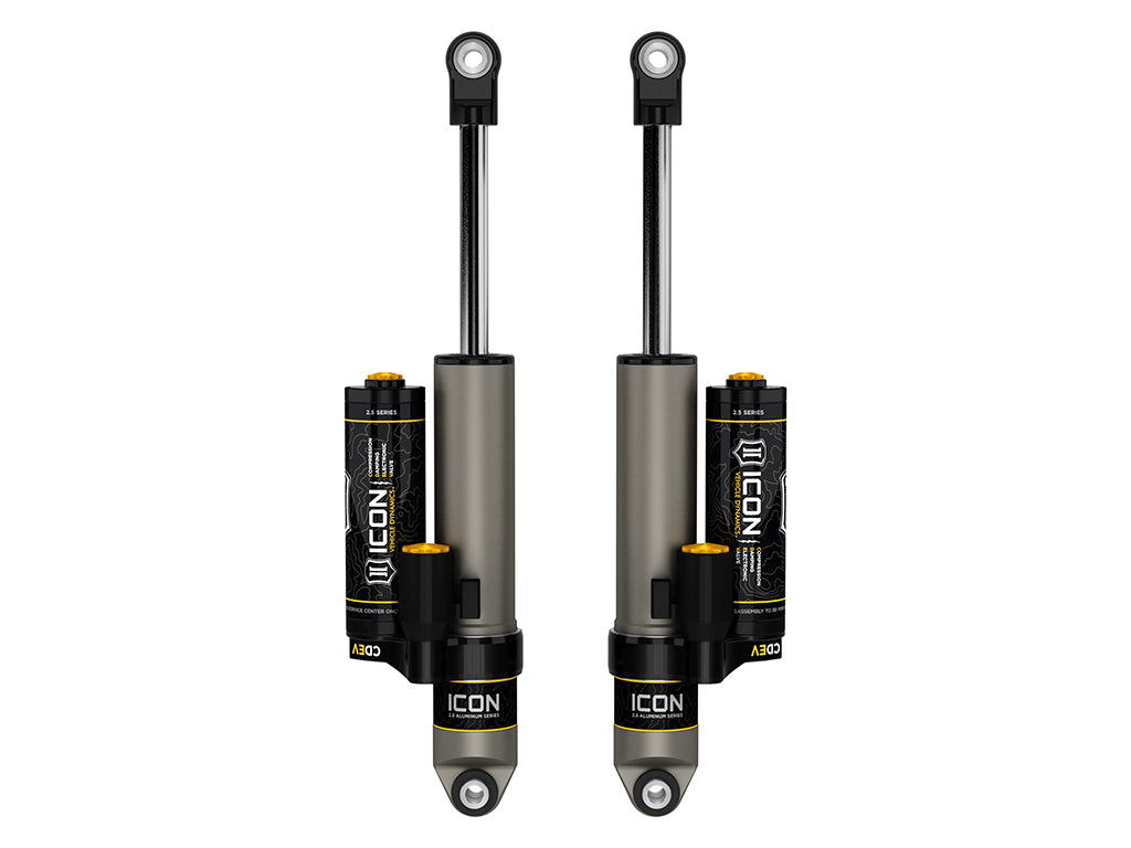 ICON 2019-2026 Silverado/Sierra 1500 0-2" Lift Rear VS 2.5 Shocks Piggyback w/CDEV Pair