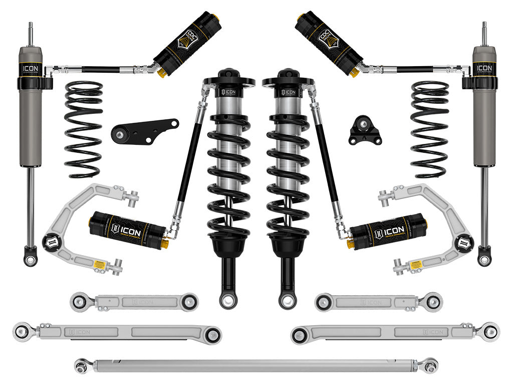 ICON 2025-2026 Toyota 4Runner 4WD Hybrid 1.75-3" Lift Stage 10 2.5 Suspension Billet