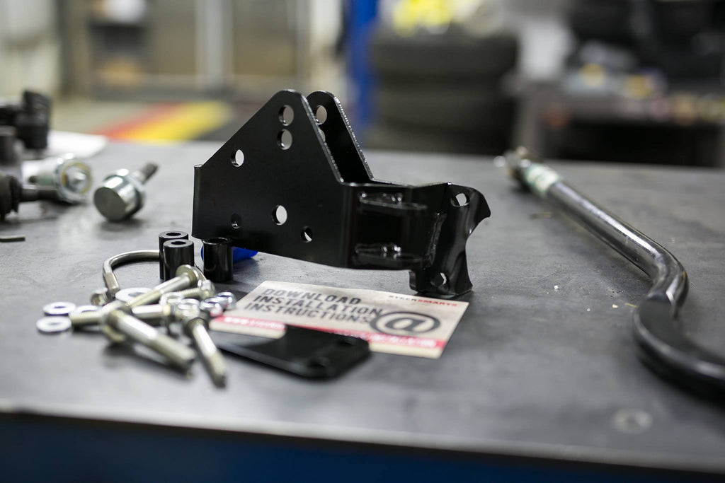 Jeep Front Track Bar Relocation Bracket Yeti XD For 07-18 Wrangler JK Steer Smarts | SKU 79017001-GQSK
