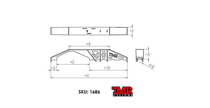 TMR Customs Dana 60 FULL WIDTH Truss - FITS '79-'91 CHEVY Low Pinion