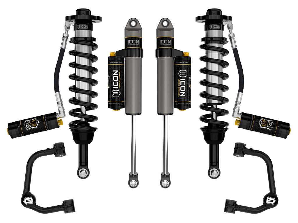 ICON 2021-2026 Ford F-150 Tremor 2.5-3" Lift Stage 4 Suspension System Tubular CDCV