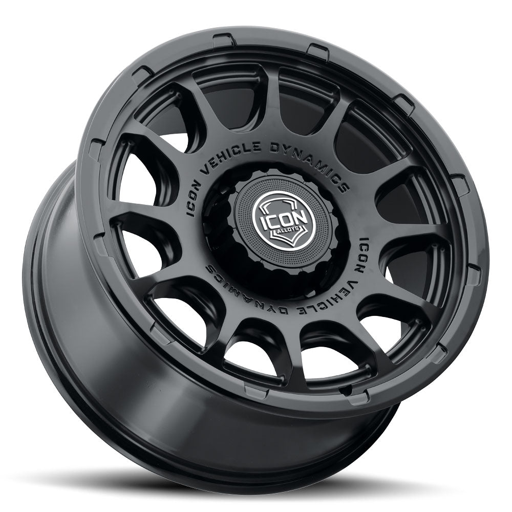 ICON Alloys Rancho Double Black 20x9 8x170 6mm Offset 5.25" BS (8420908152DB)