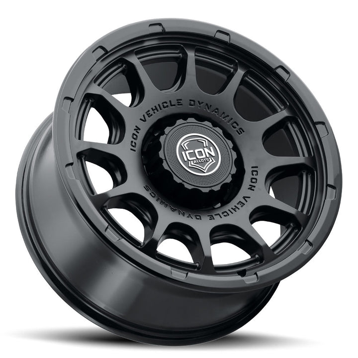 ICON Alloys Rancho Double Black 20x9 8x170 6mm Offset 5.25" BS (8420908152DB)