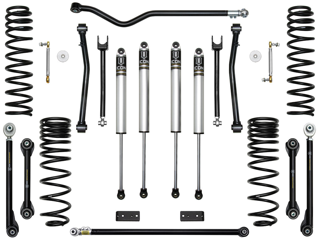 ICON 2020-Up Jeep Gladiator 2.5" Lift Stage 5 Suspension System Tubular UCA (K22105T)