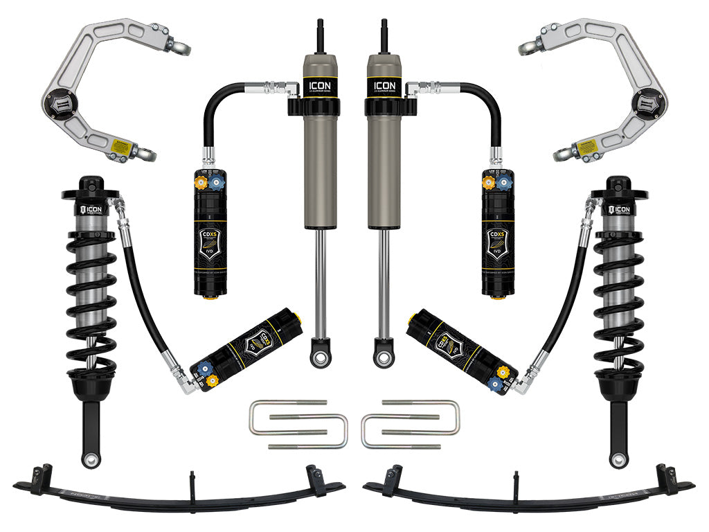 ICON 2005-2015 Toyota Tacoma 0-3.5" Lift/2016-2023 Tacoma 0-2.75" Lift Stage 6 Suspension Billet CDXS