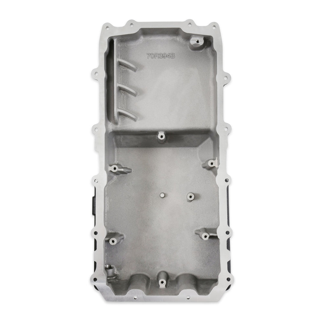 Holley Cast Aluminum Rear Sump Oil Pan - Ford Coyote Swap - Black | SKU 302-90BK