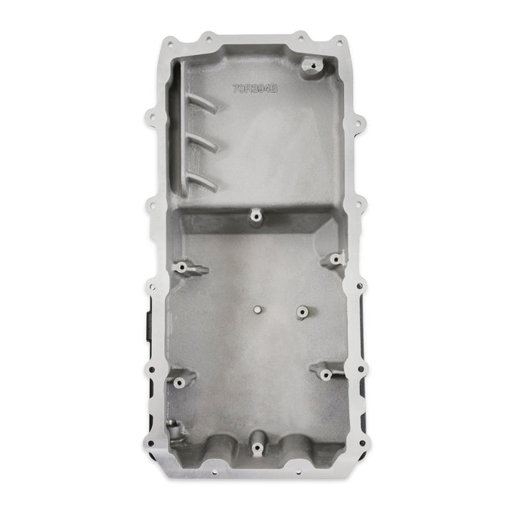 Holley Cast Aluminum Rear Sump Oil Pan - Ford Coyote Swap - Black | SKU 302-90BK