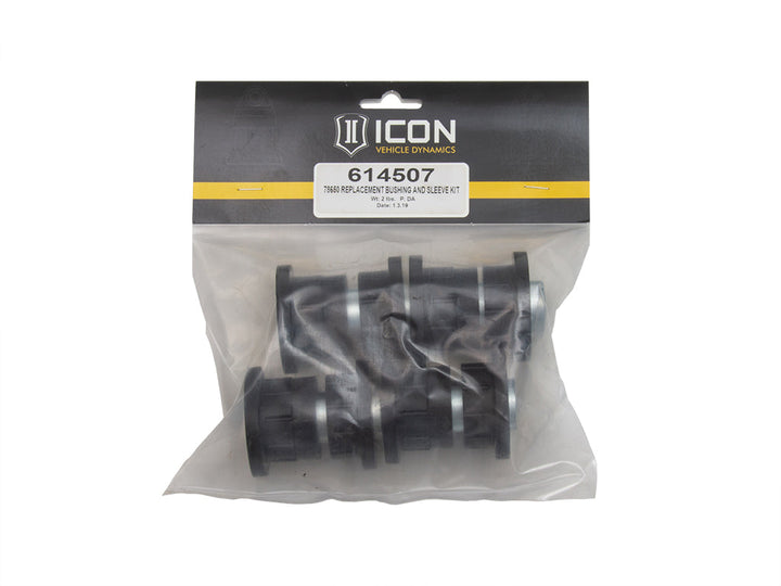 ICON 2015-2022 Colorado/Canyon Tubular UCA Replacement Bushing & Sleeve Kit (614507)