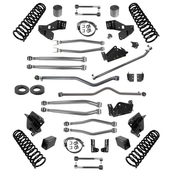 JK 4.0 Inch Lift Stage 4 Suspension System 07-18 Wrangler JK 2 DR Synergy MFG | SKU 8024-40