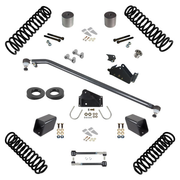 JK 3.0 Inch Lift Stage 1.5 Suspension System 07-18 Wrangler JK 2 DR Synergy MFG | SKU 8025-30