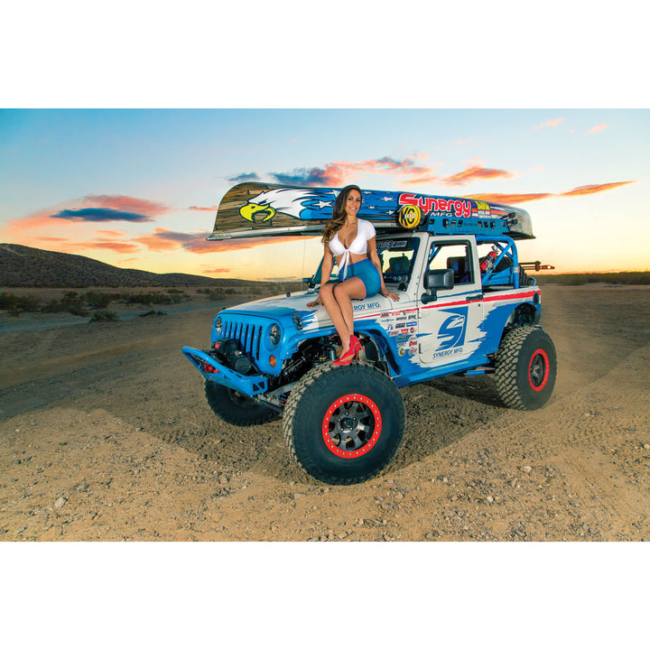 JK 2 Door Rear Coil Spring Stretch Kit 07-18 Wrangler JK Synergy MFG | SKU 8032-06