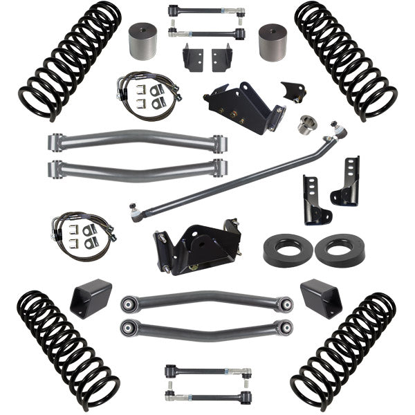 JK 3.0 Inch Lift Stage 2 Suspension System 07-18 Wrangler JKU 4 DR Synergy MFG | SKU 8042-30