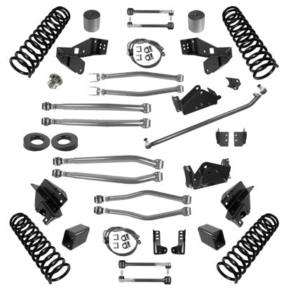 JK 3.0 Inch Lift Stage 4 Suspension System 07-18 Wrangler JKU 4 DR Synergy MFG | SKU 8044-30