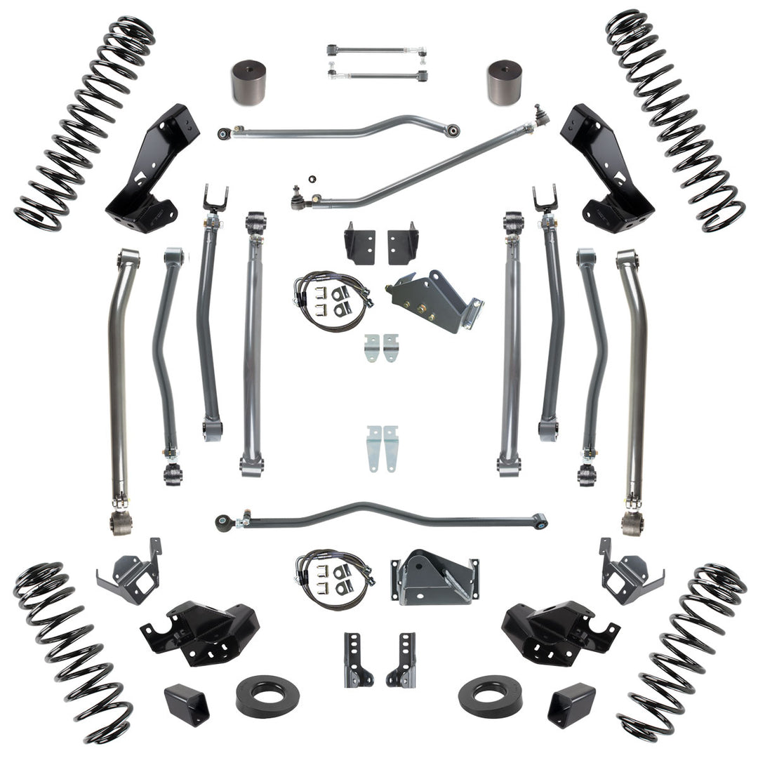 JK 6.0 Inch Lift Stage 4 Suspension System 07-18 Wrangler JKU 4 DR Synergy MFG | SKU 8044-60