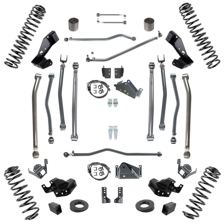 JK 6.0 Inch Lift Stage 4 Suspension System 07-18 Wrangler JKU 4 DR Synergy MFG | SKU 8044-60