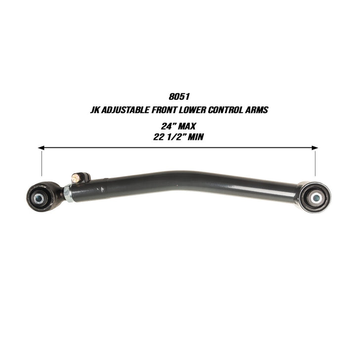Jeep JK/JKU Adjustable Front Lower Control Arms Synergy MFG | SKU 8051
