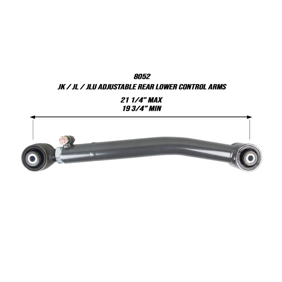 Jeep JK/JKU/JL/JLU Adjustable Rear Lower Control Arms Synergy MFG | SKU 8052