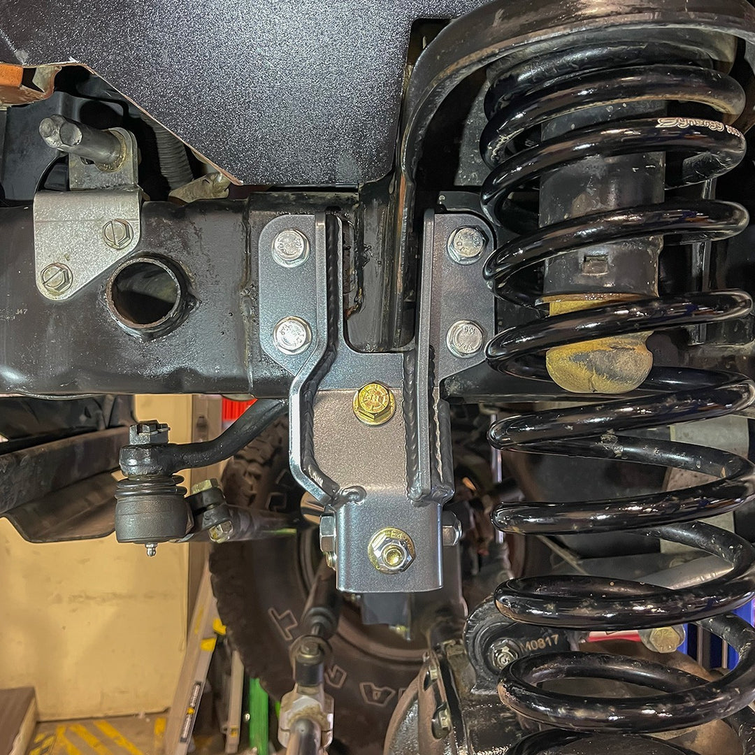 Jeep JK/JKU Front Track Bar and Sector Shaft Brace - Brace Options: PSC Big Bore Box 8069-21 Synergy MFG | SKU 8069-21